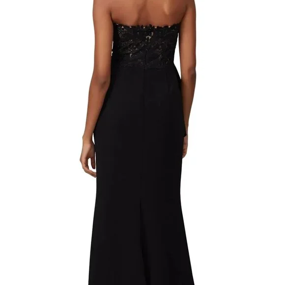 🖤 Badgley Mischka Laced Sweetheart Gown – Size 6 🖤 - Picture 4 of 13